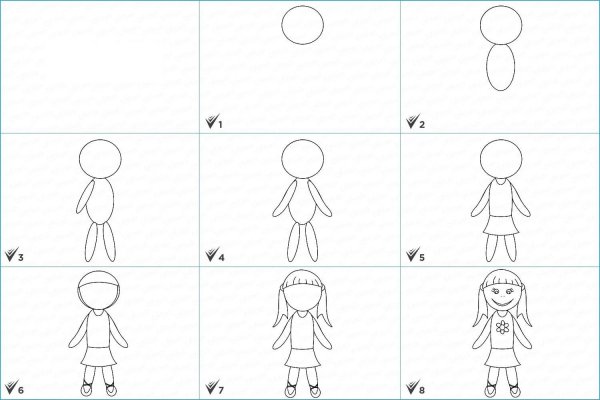 Хеллоу Китти рисунок карандашом