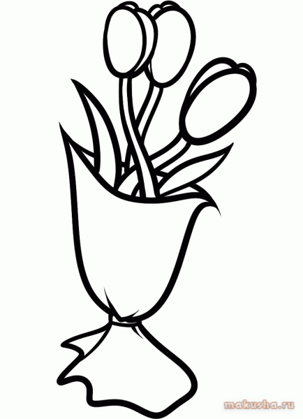 Рисование 2 класс букет цветов