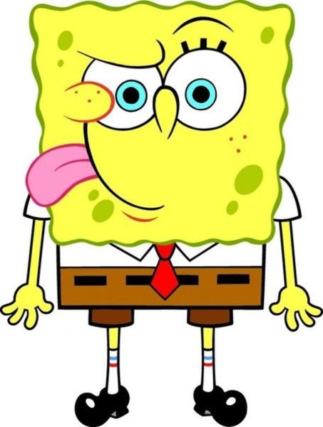 Спанч Боб рисунок легкий