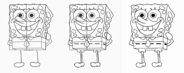 Рисовать губку Боба и Патрика