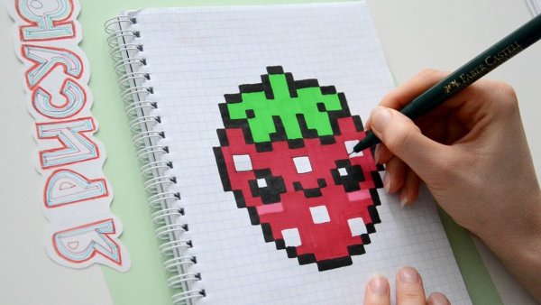 Скетчбук для рисования в клеточку