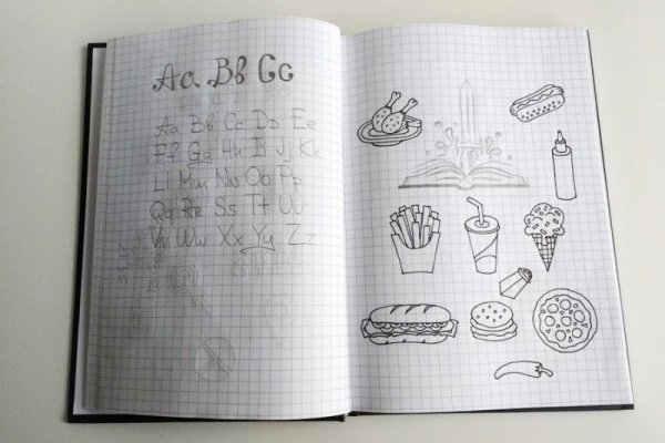 Рисунки в тетради в клетку фломастерами