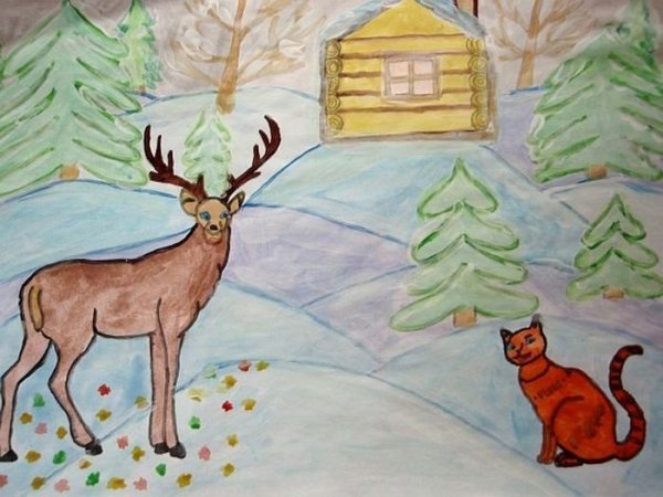 Раскраска к сказке серебряное копытце