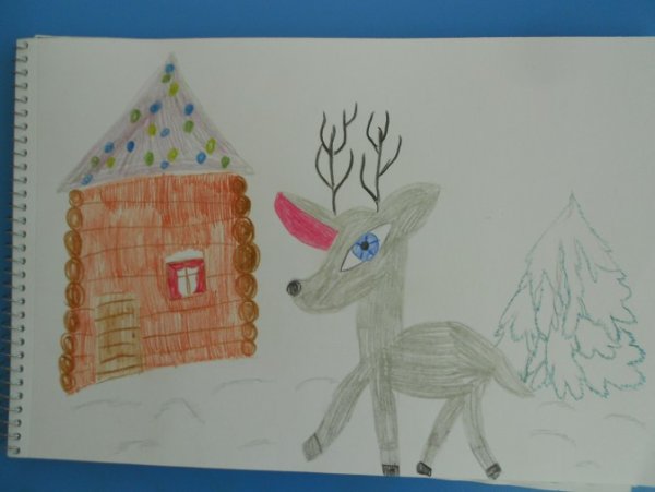 Иллюстрация к сказке серебряное копытце детские рисунки