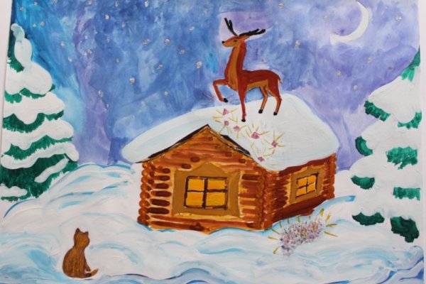 Рисунки детей по сказкам Бажова