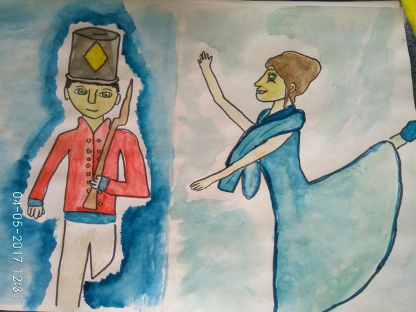 Иллюстрация к рассказу стойкий оловянный солдатик