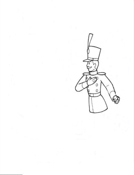 Оловянный солдатик рисунок