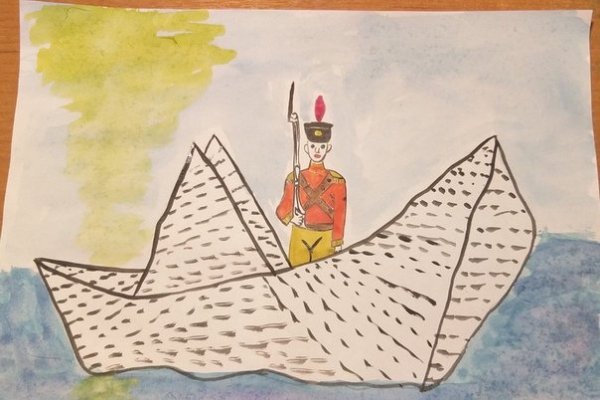 Рисунок на тему стойкий оловянный солдатик