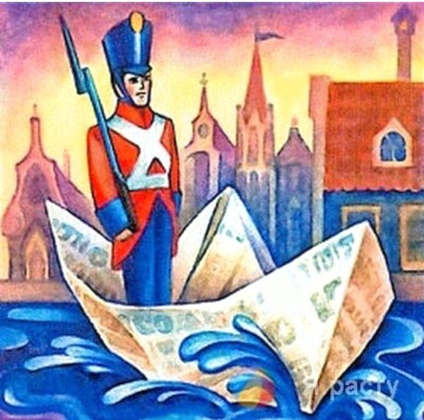 Иллюстрация на тему стойкий оловянный солдатик