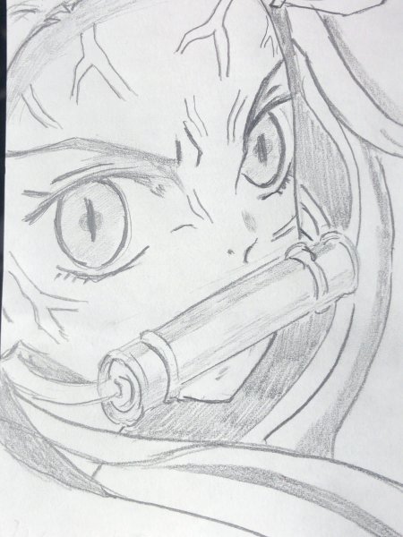 Клинок рассекающий демонов для срисовки