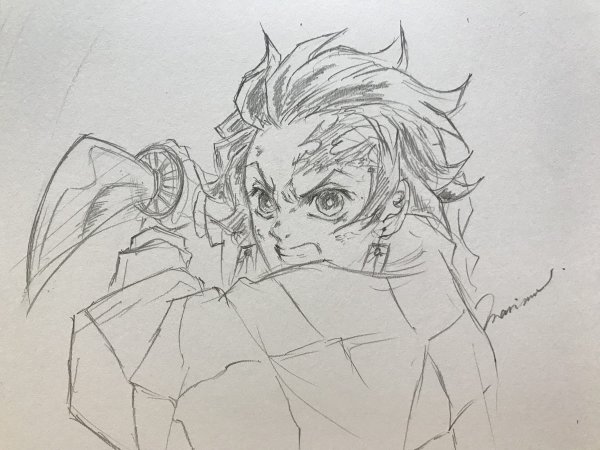 Рисунки аниме клинок рассекающий демонов