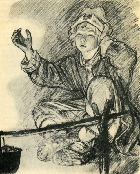 Бежин луг Костя портрет мальчика