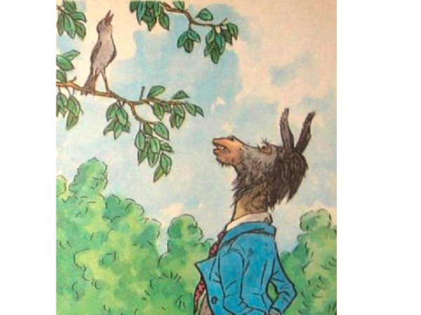 Иван Андреевич Крылов осел и Соловей