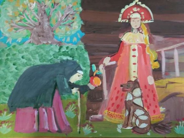 Мертвая Царевна раскраска