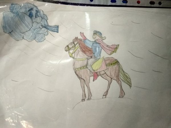 Сказка о мертвой царевне и 7 богатырях нарисовать