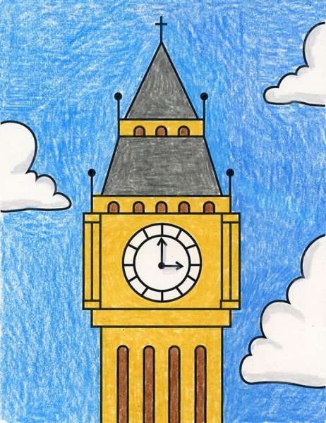 Достопримечательности рисунок