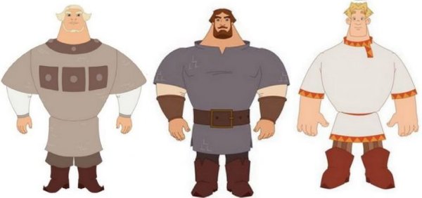 Рисунок богатыря Илья Муромец карандашом