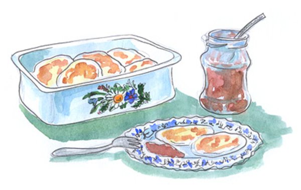 Блины набросок