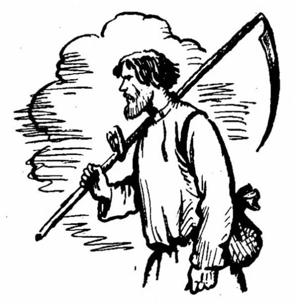 Иллюстрация к рассказу Бунина Косцы