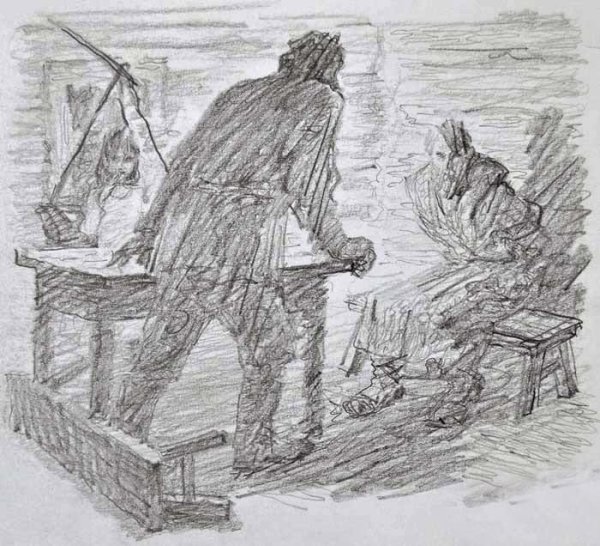 Тургенев Бирюк иллюстрации к рассказу