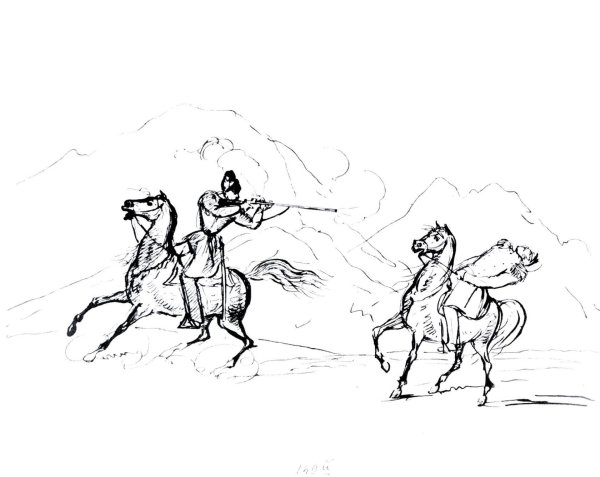 Аммалат Бек Бестужев иллюстрации