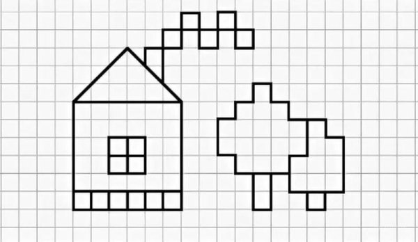 Рисование по клеточкаv