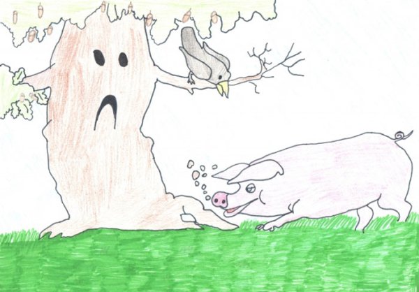 Рисунок на тему басни