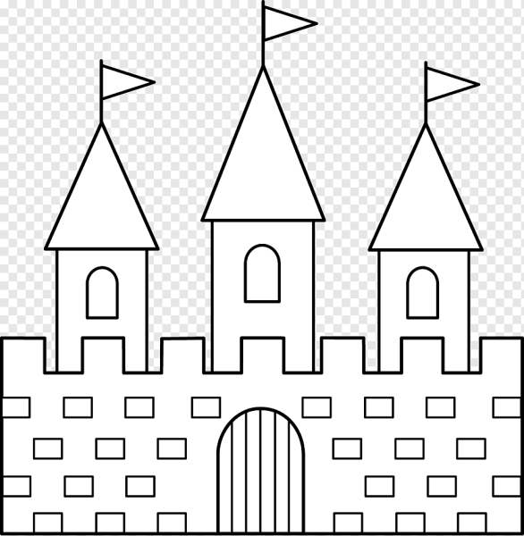 Замок рисунок