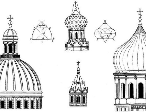 Церковные купола Графика