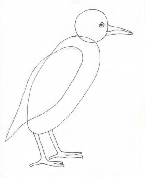 Рисование Грача