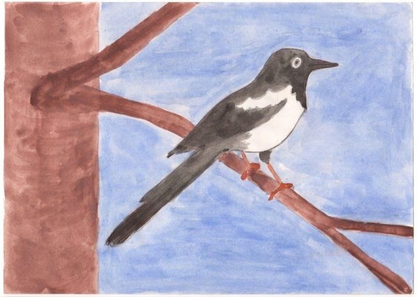 Рисование птицы в подготовительной группе