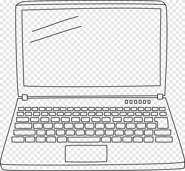 Раскраска ноутбук