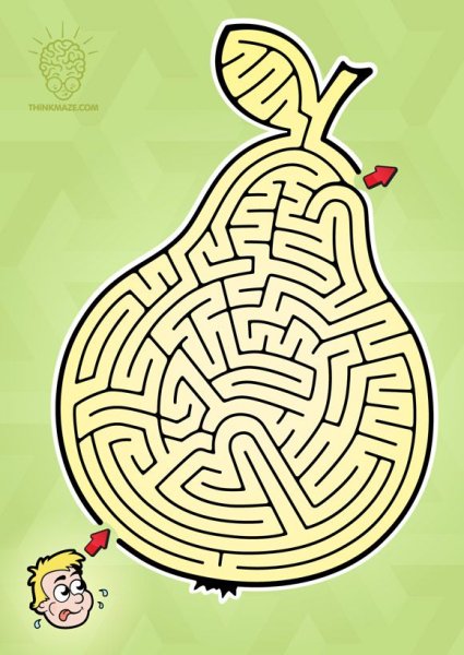 Большие лабиринты для детей