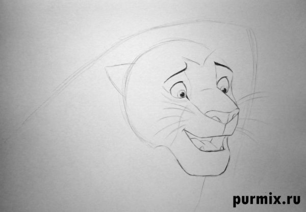 Король Лев поэтапно Симба