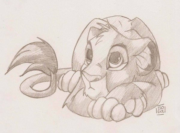 Муфаса рисунок