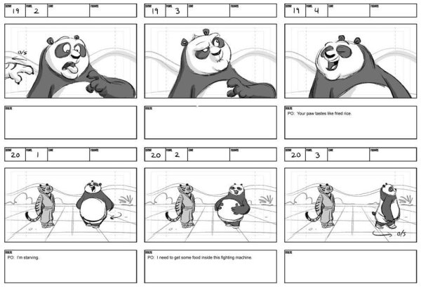 Раскадровка рисунок