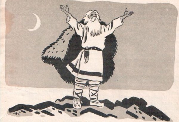 Эпос Калевала иллюстрации Вяйнемейнен