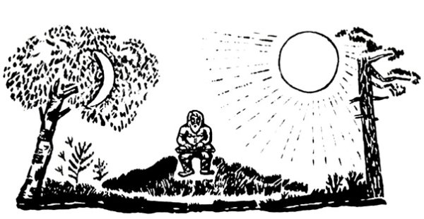 Иллюстрация к эпосу Калевала легкие