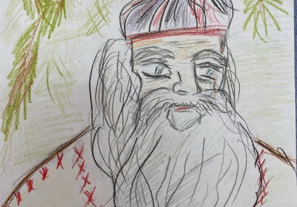 Иллюстрация к Калевале нарисовать легко