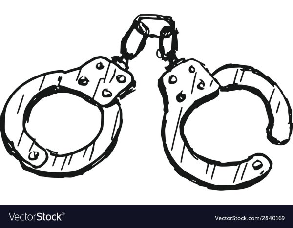 Наручники карандашом