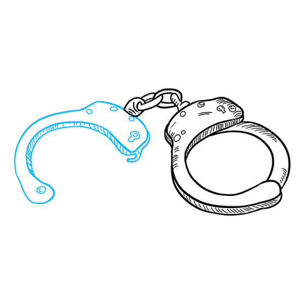 Наручники раскраска