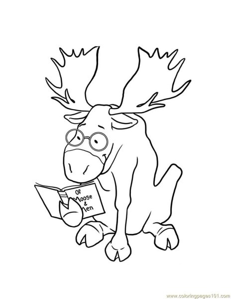 Лось рисунок для детей карандашом