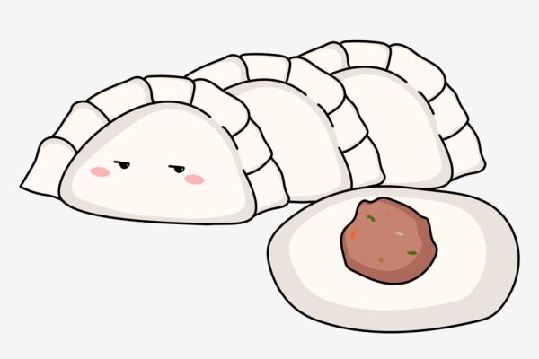 Пельмени нарисованные