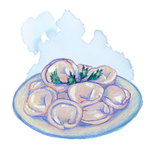 Пельмешки нарисованные