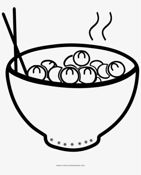 Пельмени манты хинкали вектор