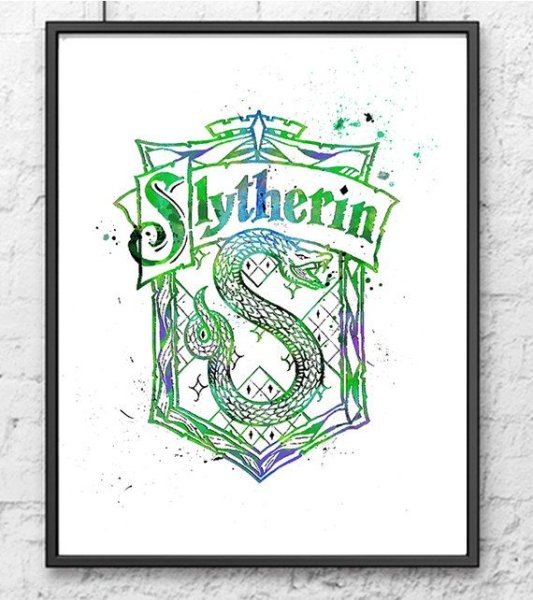 Наклейки Гарри Поттера Слизерина