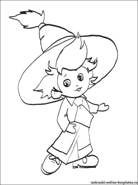 Рисование Незнайки