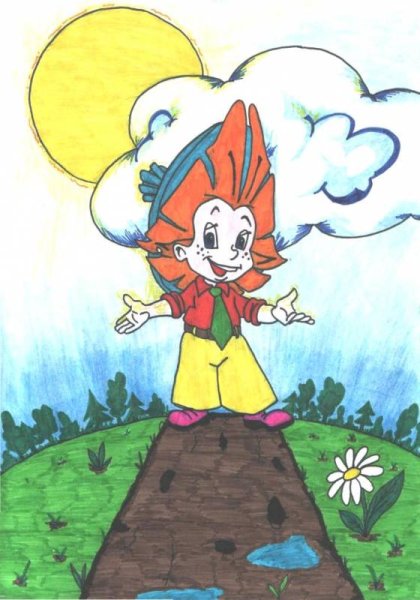 Герои Носова Незнайка раскраска