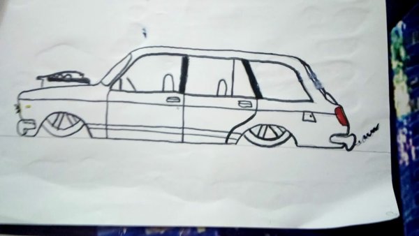 ВАЗ 2114 рисунок сбоку БПАН