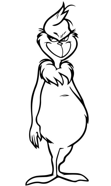 Гринч похититель Рождества нарисовать